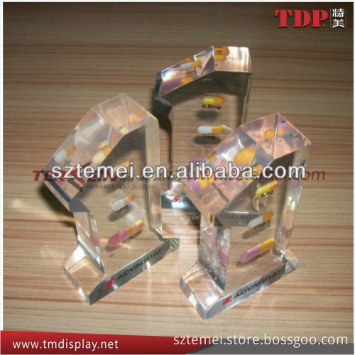 acrylic oil paperweight acrylic resin paperweight laser acrylic paperweight